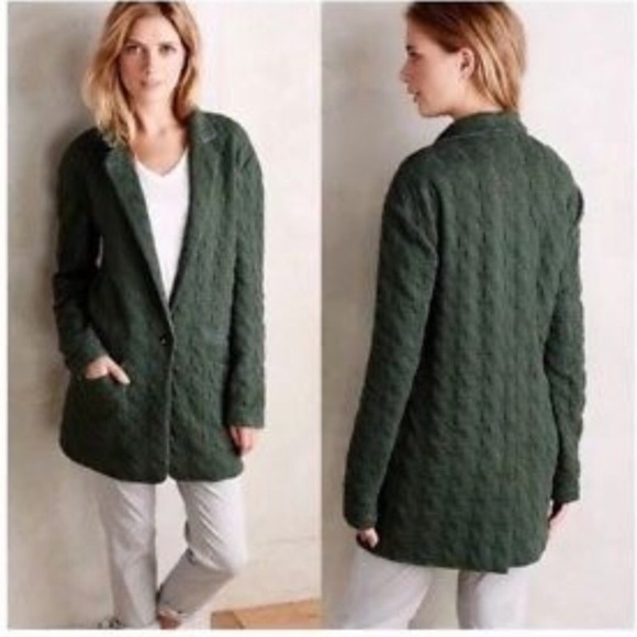 Anthropologie Jackets & Blazers - NWOT Cartonnier Oversized Green Slouch Jacket 🌿